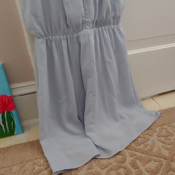 Baby blue open back dress - Picture 6 of 8